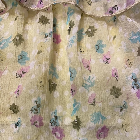 Floral Layered Ruffle Skirt - Picture 2 of 7